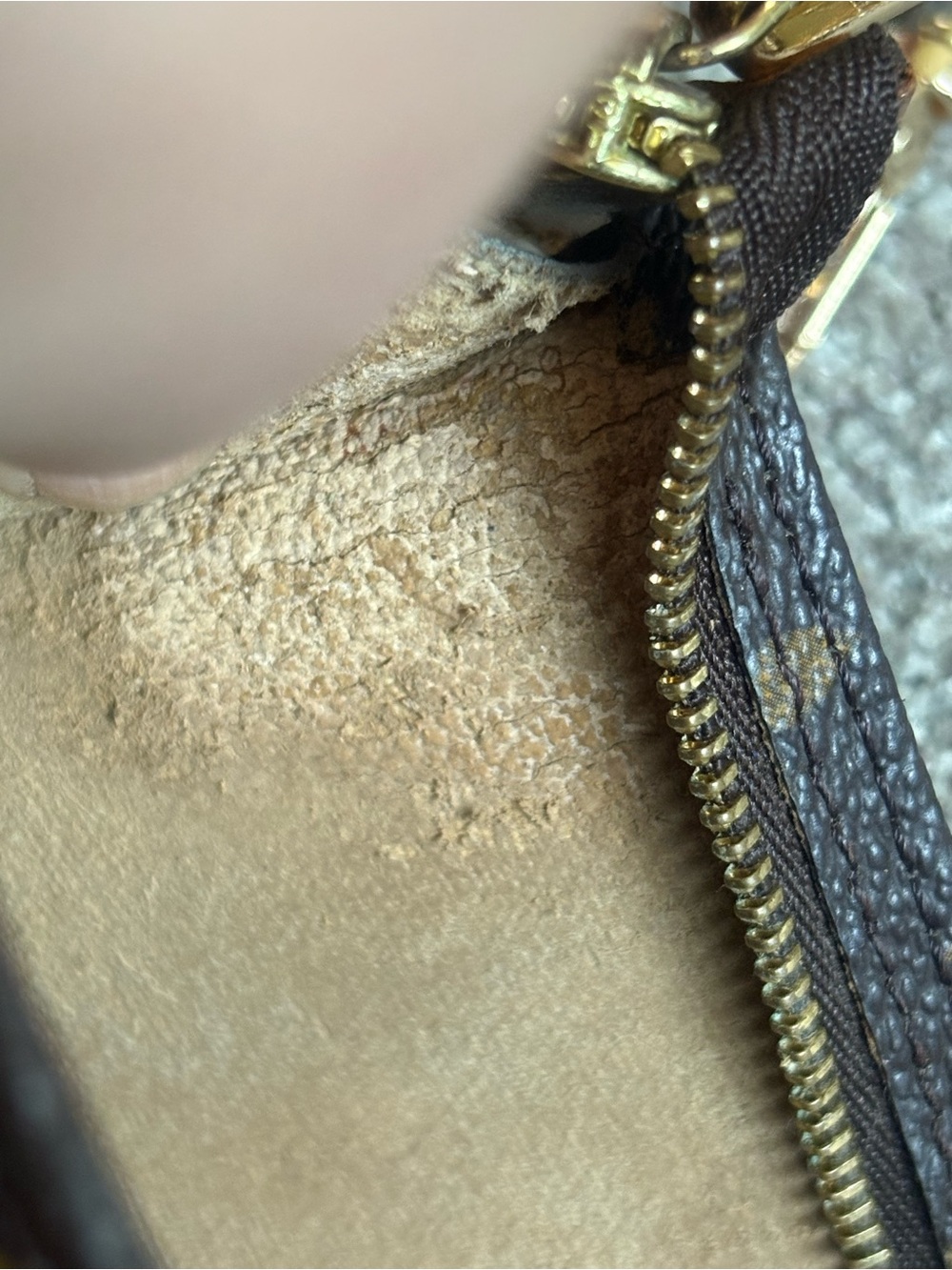 Auth LOUIS VUITTON Monogram Bucket PM Accessory Pouch - Picture 9 of 11